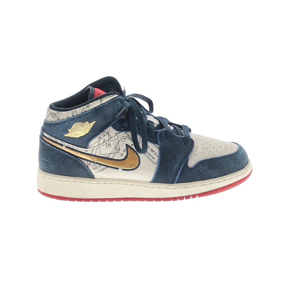 Nike Air Jordan 1 Mid Se GS Take Flight Sneakers - Rare Shoes